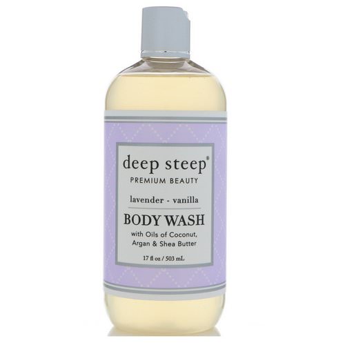 Deep Steep, Body Wash, Lavender - Vanilla, 17 fl oz (503 ml) Review