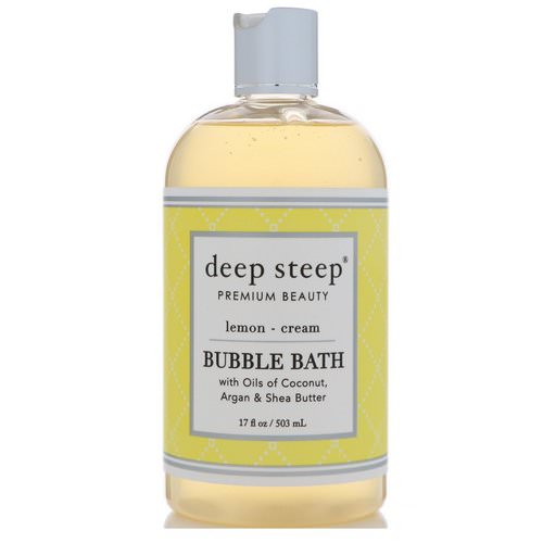 Deep Steep, Bubble Bath, Lemon - Cream, 17 fl oz (503 ml) Review
