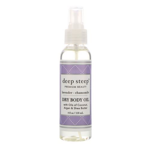 Deep Steep, Dry Body Oil, Lavender - Chamomile, 4 fl oz (118 ml) Review