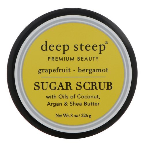 Deep Steep, Sugar Scrub, Grapefruit - Bergamot, 8 oz (226 g) Review