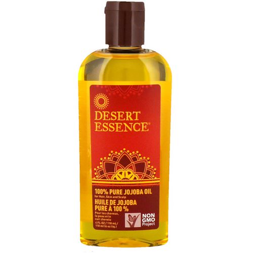 Desert Essence, 100% Pure Jojoba Oil, For Hair, Skin and Scalp, 4 fl oz (118 ml) Review