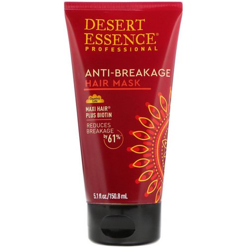 Desert Essence, Anti-Breakage Hair Mask, 5.1 fl oz (150.8 ml) Review