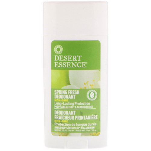 Desert Essence, Deodorant, Spring Fresh, 2.5 oz (70 ml) Review