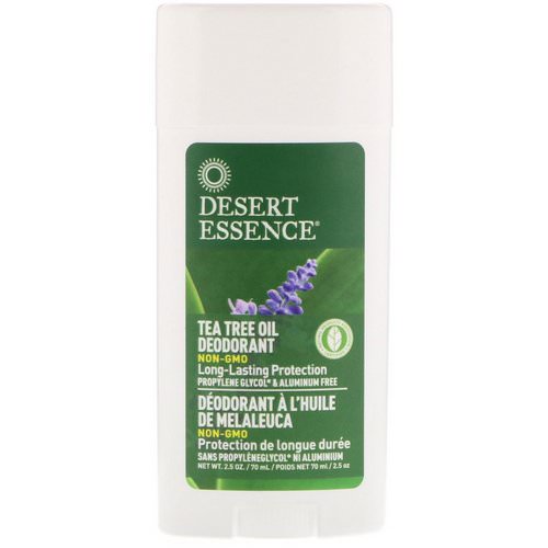 Desert Essence, Deodorant, Tea Tree Oil, 2.5 oz (70 ml) Review
