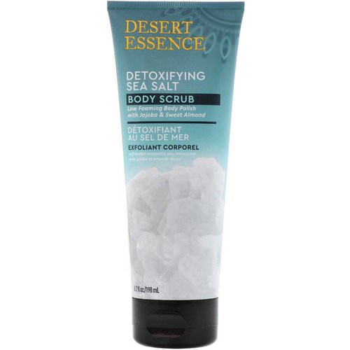 Desert Essence, Detoxifying Sea Salt Body Scrub, 6.7 fl oz (198 ml) Review