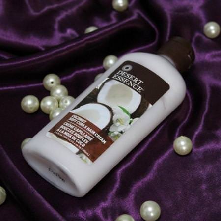 Desert Essence, Soft Curls Hair Cream, Coconut, 6.4 fl oz (190 ml) Review