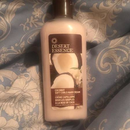 Desert Essence Soft Curls Hair Cream Coconut - 6.4 Fl Oz 