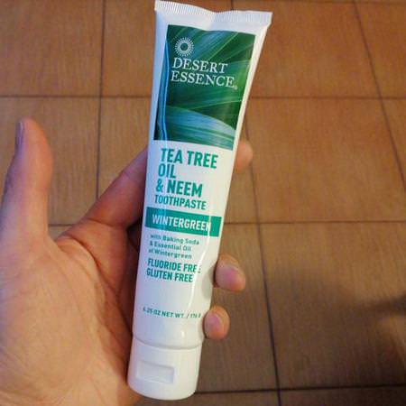 Tea Tree Oil & Neem Toothpaste, Wintergreen