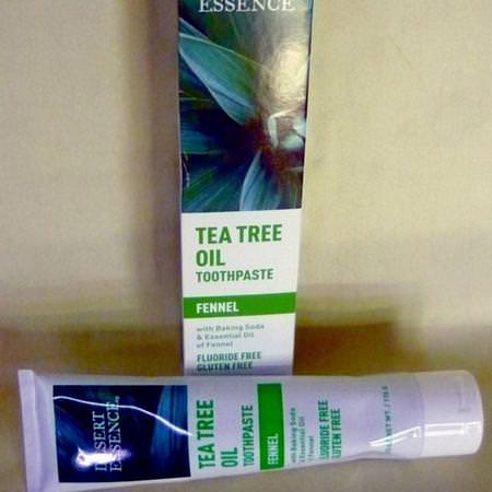 Tea Tree Oil Toothpaste, Fennel