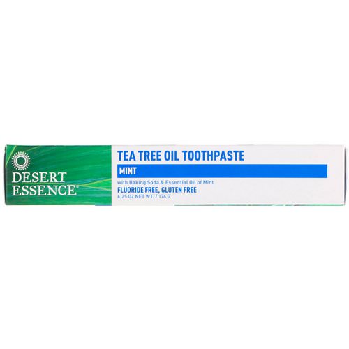 Desert Essence, Tea Tree Oil Toothpaste, Mint, 6.25 oz (176 g) Review