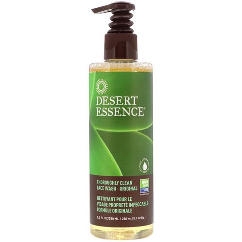 Desert Essence, Thoroughly Clean Face Wash, Original, 8.5 fl oz (250 ml) Review