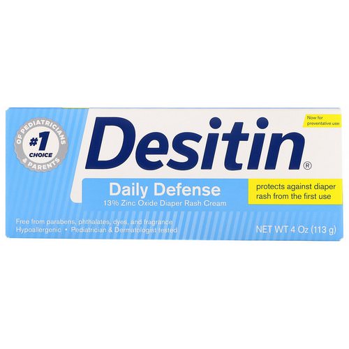 Desitin, Diaper Rash Cream, Daily Defense, 4 oz (113 g) Review
