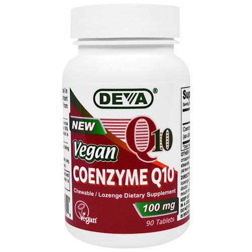 Deva, Vegan, Coenzyme Q10, 100 mg, 90 Tablets Review