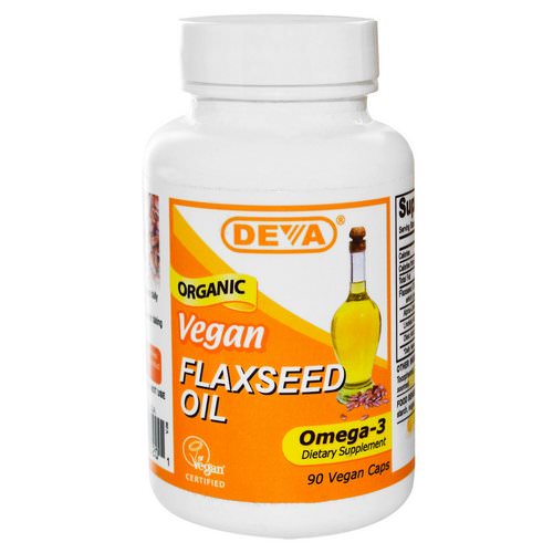 Deva, Vegan, Flaxseed Oil, Omega-3, 90 Vegan Caps Review