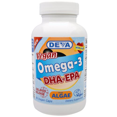 Deva, Vegan, Omega-3, DHA-EPA, 200 mg, 90 Vegan Caps Review