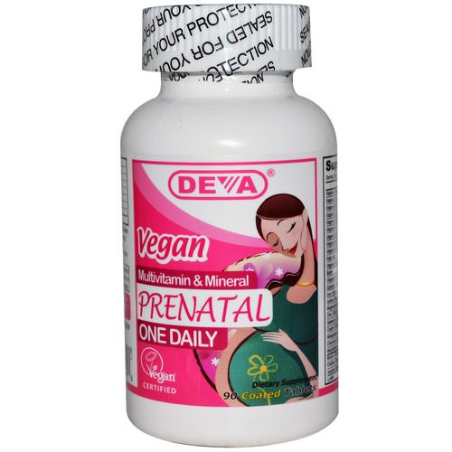 Deva, Vegan, Prenatal, Multivitamin & Mineral, One Daily, 90 Coated Tablets Review