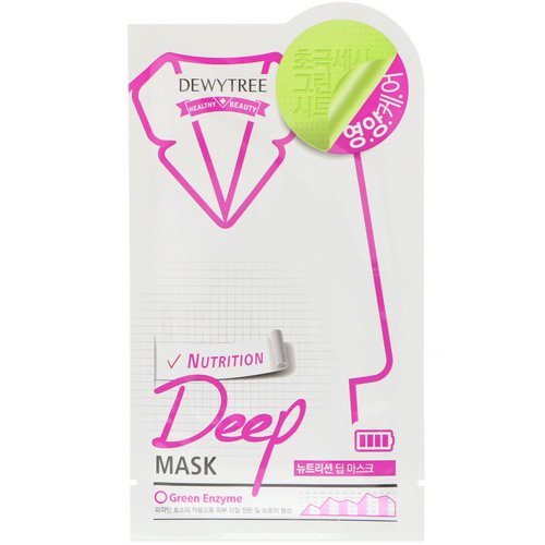 Dewytree, Deep Mask, Nutrition, 1 Mask, 27 g Review