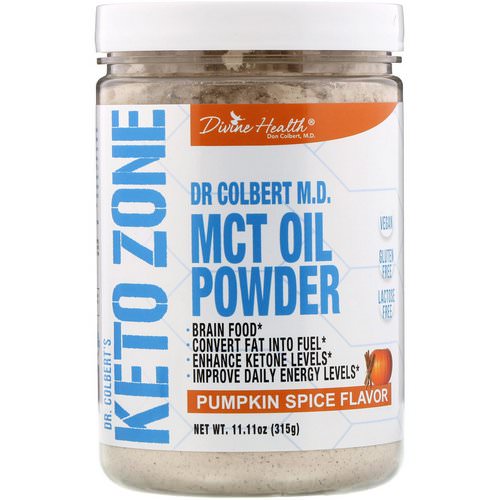 Divine Health, Dr. Colbert's Keto Zone, MCT Oil Powder, Pumpkin Spice Flavor, 11.11 oz (315 g) Review