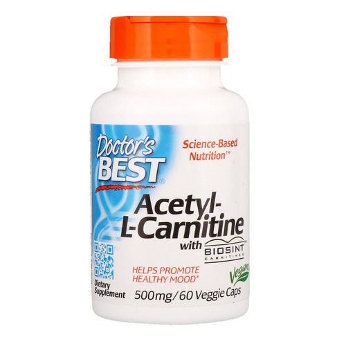 Doctor's Best, Acetyl-L-Carnitine with Biosint Carnitines, 500 mg, 60 Veggie Caps Review