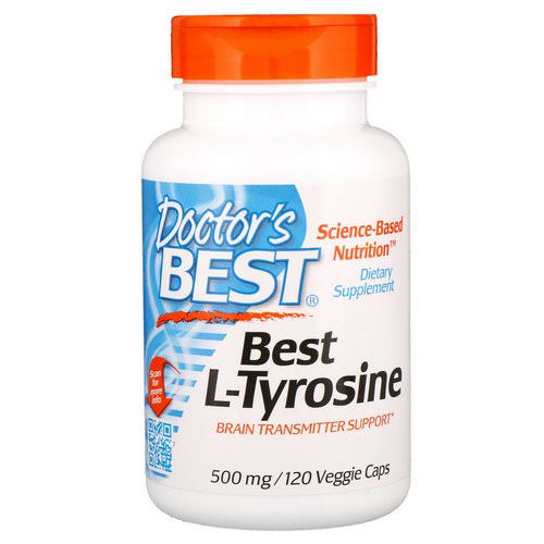 Doctor's Best, Best L-Tyrosine, 500 mg, 120 Veggie Caps Review