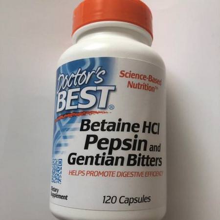 Doctor's Best, Betaine HCL TMG