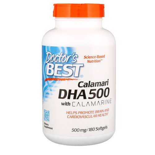 Doctor's Best, Calamari DHA 500 with Calamarine, 500 mg, 180 Softgels Review