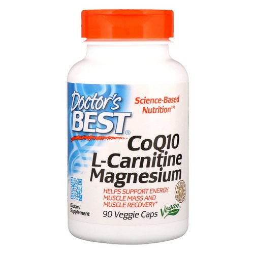 Doctor's Best, CoQ10 L-Carnitine Magnesium, 90 Veggie Caps Review