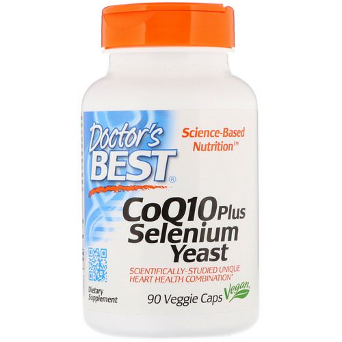 Doctor's Best, CoQ10 Plus Selenium Yeast, 90 Veggie Caps Review