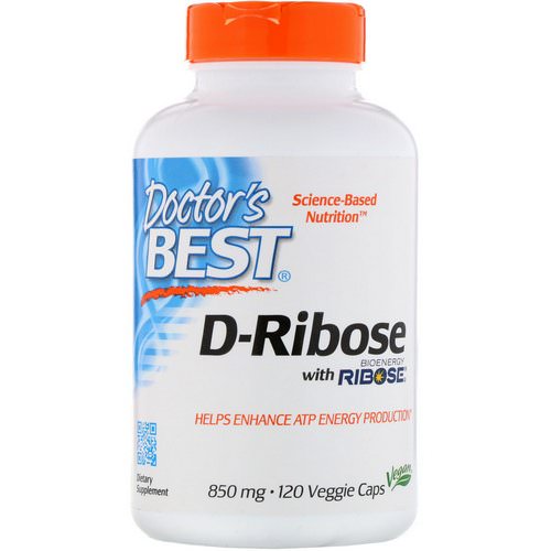 Doctor's Best, D-Ribose with BioEnergy Ribose, 850 mg, 120 Veggie Caps Review