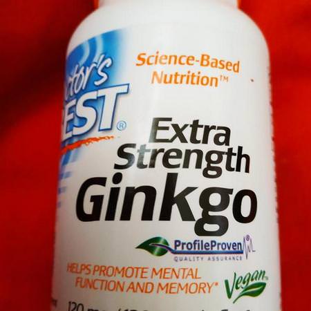 Doctor's Best, Extra Strength Ginkgo, 120 mg, 120 Veggie Caps Review