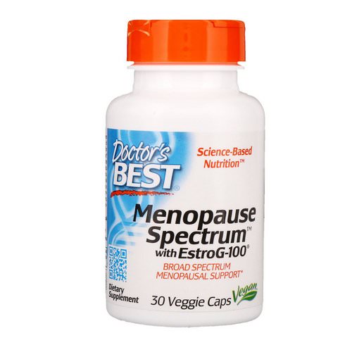 Doctor's Best, Menopause Spectrum with EstroG-100, 30 Veggie Caps Review