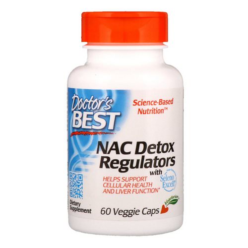 Doctor's Best, NAC Detox Regulators, 60 Veggie Caps Review