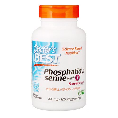 Doctor's Best, Phosphatidylserine with SerinAid, 100 mg, 120 Veggie Caps Review