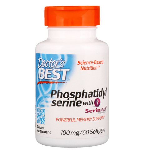 Doctor's Best, Phosphatidylserine with SerinAid, 100 mg, 60 Softgels Review