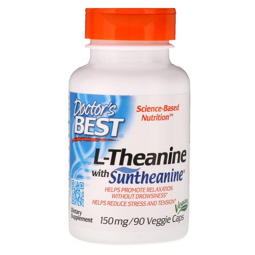 Doctor's Best, Suntheanine L-Theanine, 150 mg, 90 Veggie Caps Review