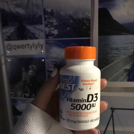 Supplements Vitamins Vitamin D D3 Cholecalciferol Doctor's Best