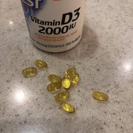Doctor's Best, Vitamin D3, 50 mcg (2,000 IU), 180 Softgels Review