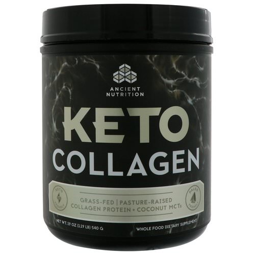 Dr. Axe / Ancient Nutrition, Keto Collagen, Collagen Protein + Coconut MCTs, 1.19 lbs (540 g) Review