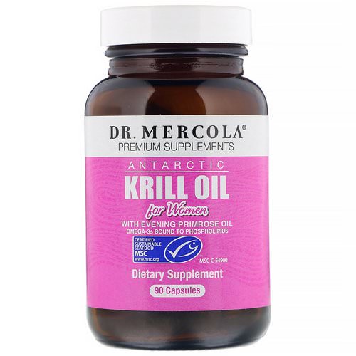 Dr. Mercola, Antarctic Krill Oil for Women, 90 Capsules Review