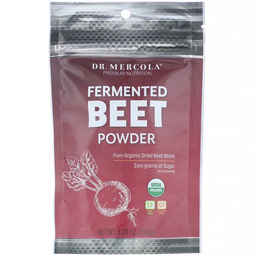 Dr. Mercola, Organic Fermented Beet Powder, 5.29 oz (150 g) Review