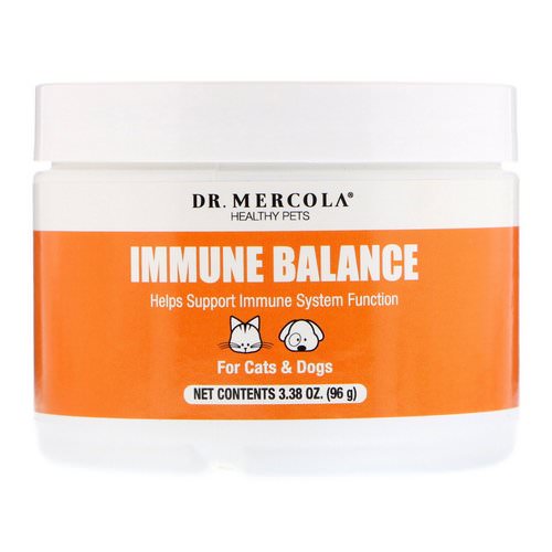 Dr. Mercola, Healthy Pets, Immune Balance, For Cats & Dogs, 3.38 oz (96 g) Review