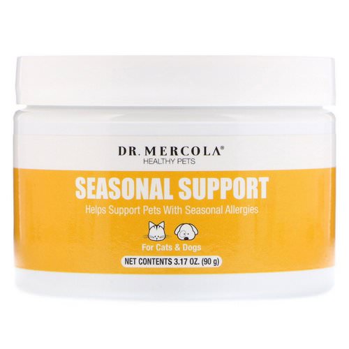 Dr. Mercola, Healthy Pets, Seasonal Support, For Cats and Dogs, 3.17 oz (90 g) Review
