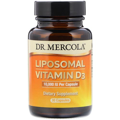Dr. Mercola, Liposomal Vitamin D3, 10,000 IU, 30 Capsules Review