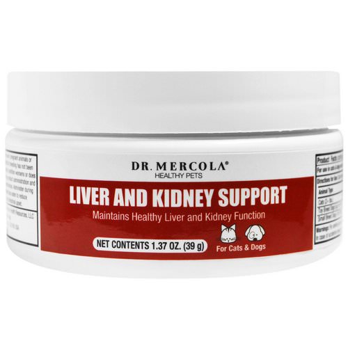 Dr. Mercola, Liver and Kidney Support for Pets, 1.37 oz (39 g) Review