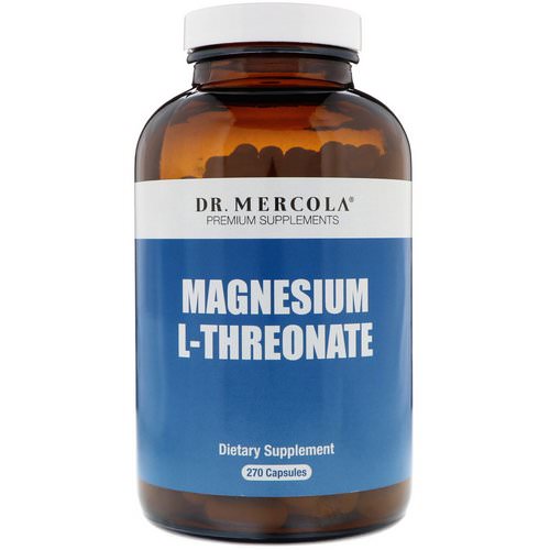 Dr. Mercola, Magnesium L-Threonate, 270 Capsules Review