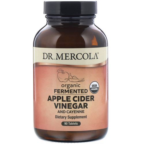 Dr. Mercola, Organic Fermented Apple Cider Vinegar and Cayenne, 90 Tablets Review