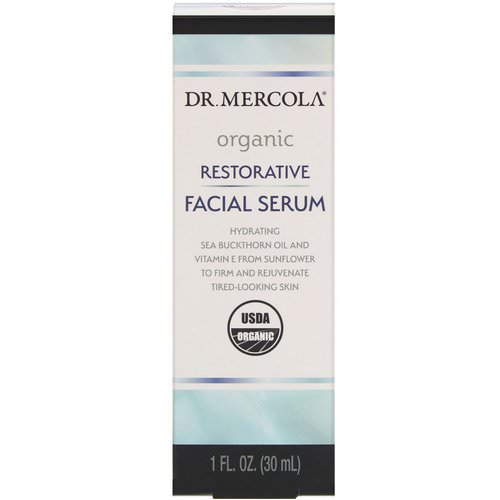 Dr. Mercola, Organic Restorative Facial Serum, 1 fl oz (30 ml) Review