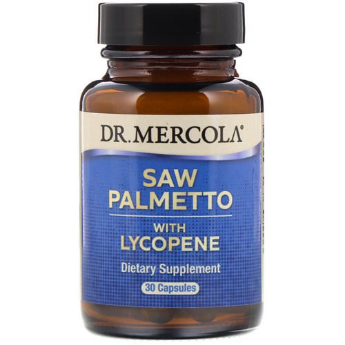 Dr. Mercola, Saw Palmetto with Lycopene, 30 Capsules Review