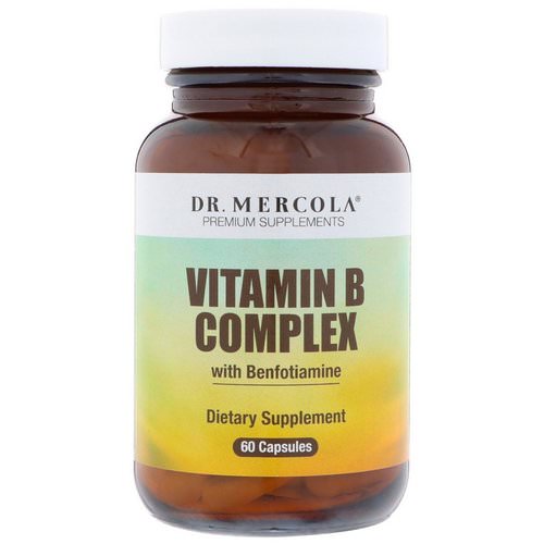 Dr. Mercola, Vitamin B Complex with Benfotiamine, 60 Capsules Review