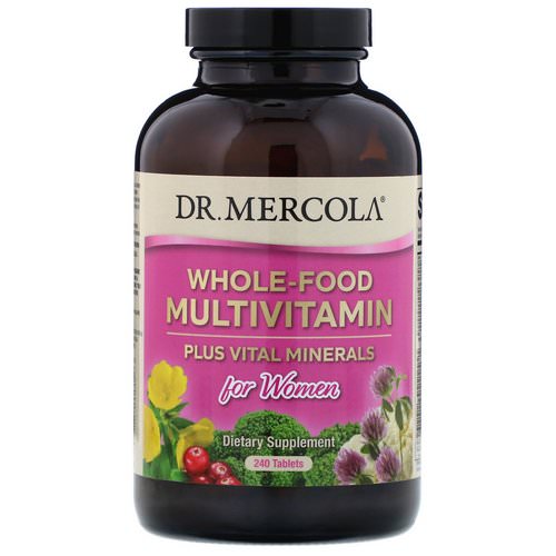 Dr. Mercola, Whole-Food Multivitamin Plus Vital Minerals for Women, 240 Tablets Review